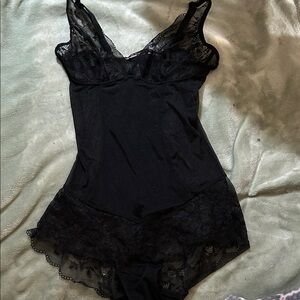 Black Lace Teddy